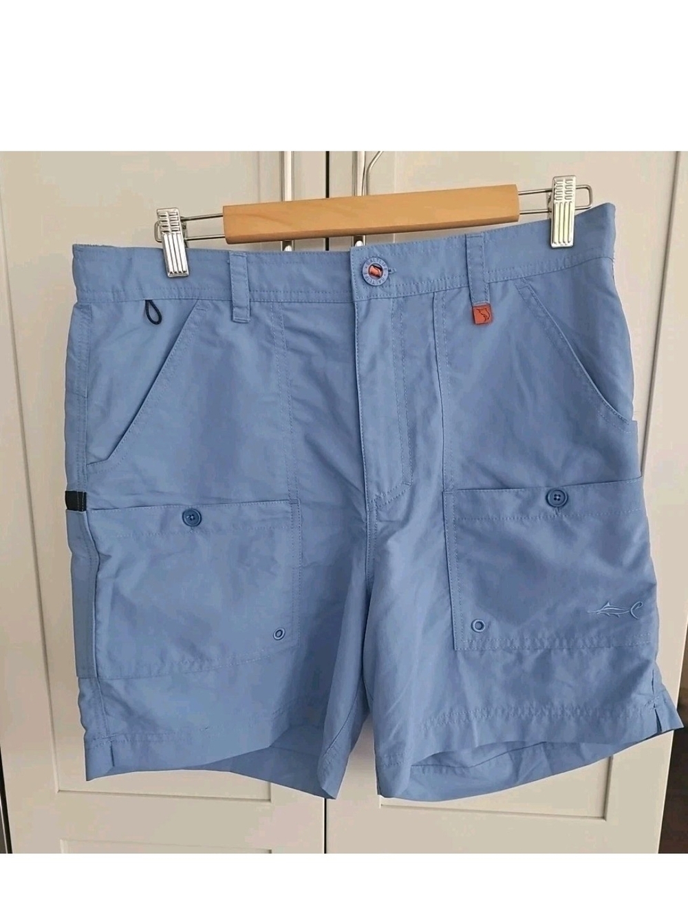 Salt Life Light Blue Fishing Cargo Shorts